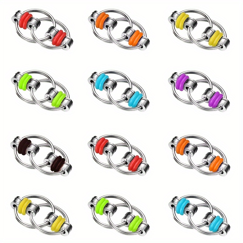 Stress Relief Metal Bicycle Chain Fidget Toy