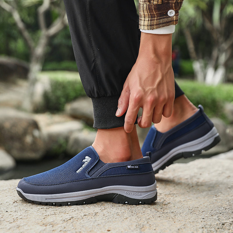 mens outdoor road running shoes breathable mesh slip - Temu Oman display picture 1