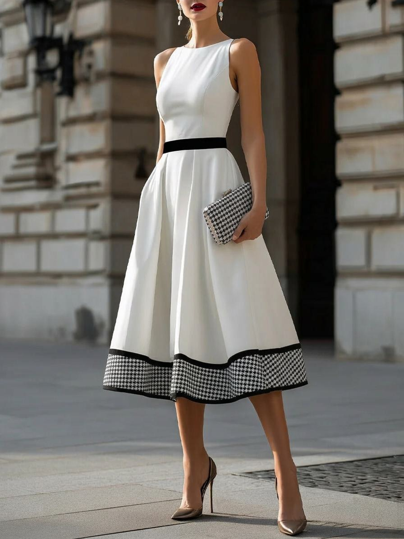 white blouse with tie waist sold on Temu United States