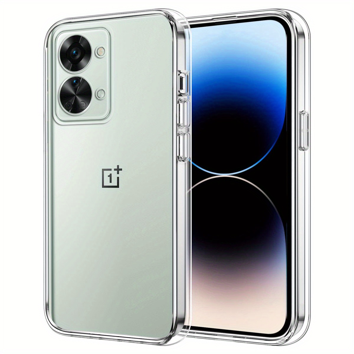 TEMU Phone Case: Suitable For Oneplus Nord 2t Phone Case, Drop-proof High-quality Tpu, Scratch-resistant Tpu, Simple, Flexible, Full Protection,