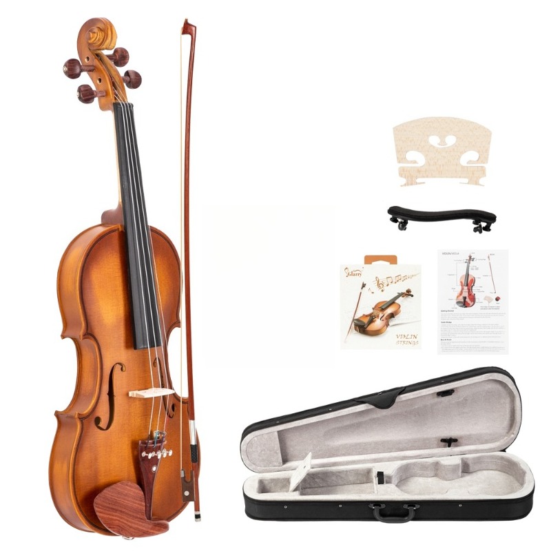TEMU Gv103 4/ 4 Panel Violin Matte Natural, Orchestral Equipment, String Instrument, Elegant , , Highquality Materials, Durable Build, Beginner
