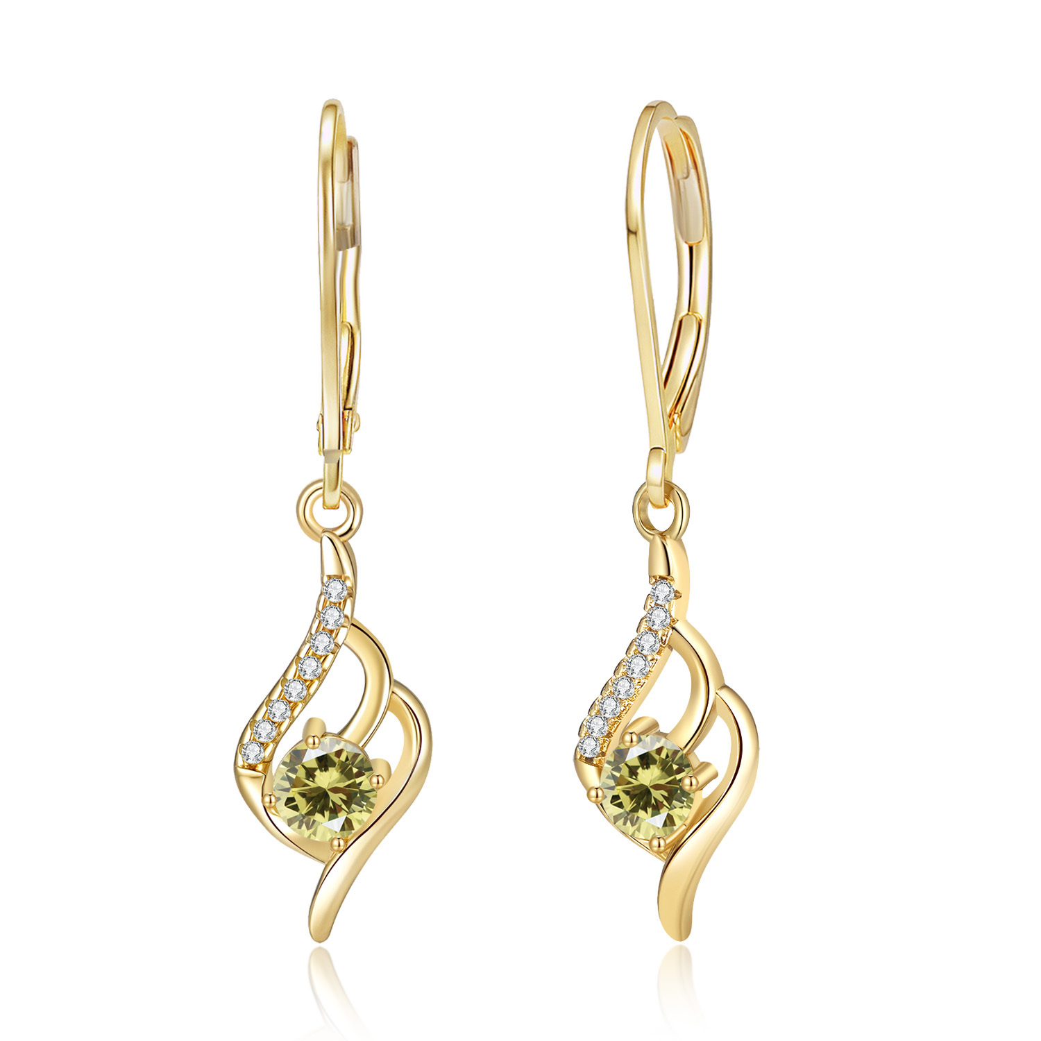 Minimalist 1-Carat Moissanite French Earrings for Women