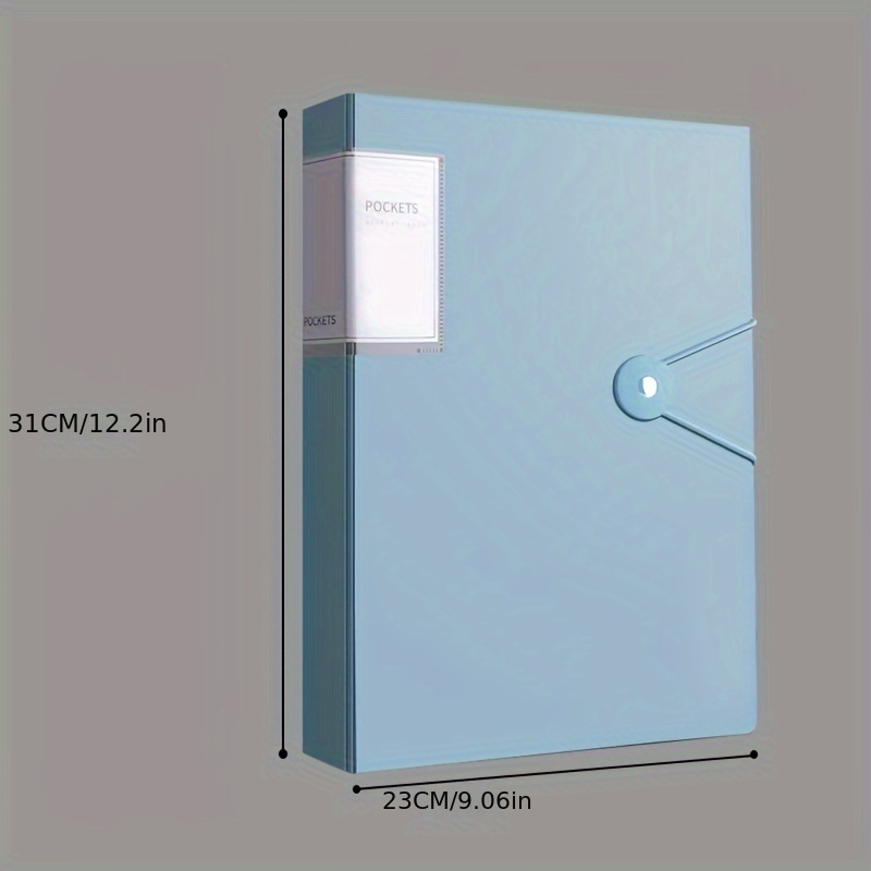 TEMU A4 Document Folder - Pp Plastic Sheet Protectors ( & Tear-resistant) - Letter Size File Organizer For Office/school/home - Heavy Duty Expanding