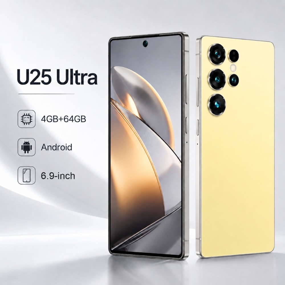 u25 ultra 6 9 inch   smartphone runs on     features hd display   with a stylus pen and supports   cards the package   headphones data cable phone case and complete set of additions Product details 6