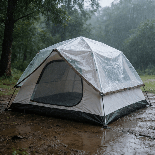 lona de pe engrosada impermeable y antilluvia, 1 pieza, diseñada para extensiones de toldos de autocaravana, bloquea eficazmente y de otoño e invierno para proteger la carrocería del vehículo. se usa con toldos . también satisface las