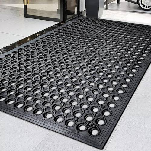 heavy duty rubber flooring mats slip resistant commercial kitchen mat for indoor and outdoor applications drainage mat for restaurants in entry wet zones
