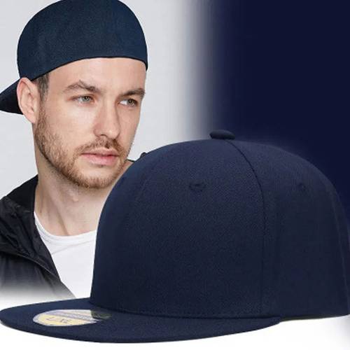 popular trade product fully covered back closure duckbill cap unisex fashion baseball cap solid color flat brim hop cap