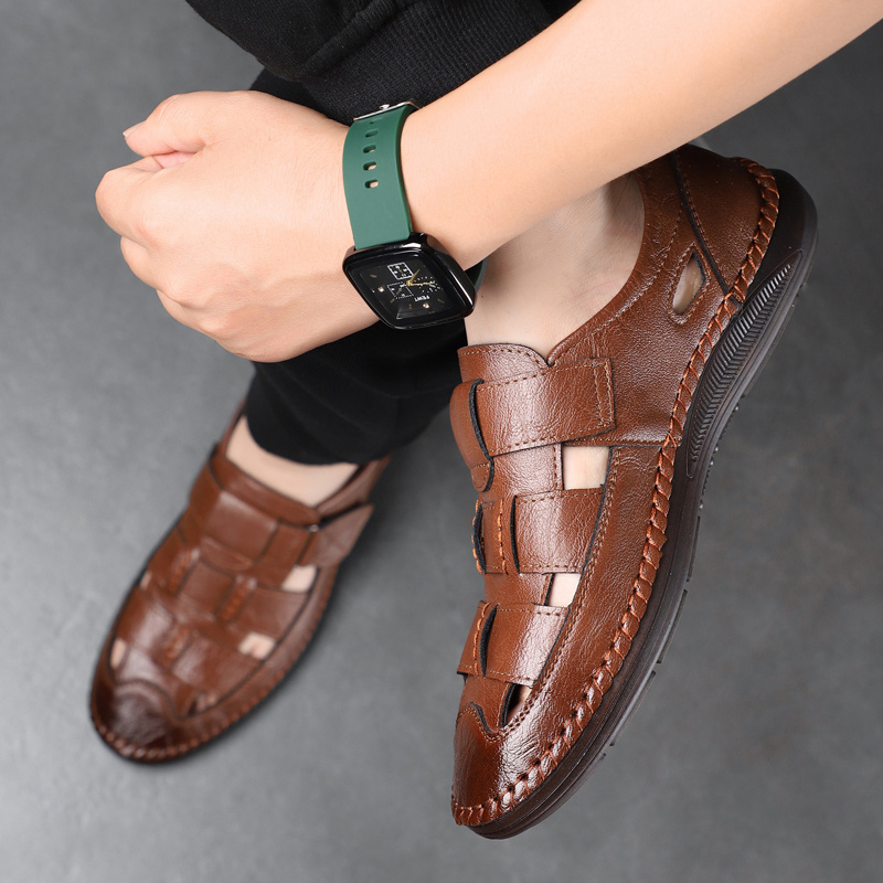 2026 new mens summer hollow business casual shoes breathable