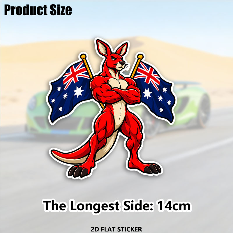 TEMU 5.5inch - Australia Evergreen Decal, Australia Decal, Evergreen Decal For Australia, Australia Gift Idea, Motorcycle Sticker