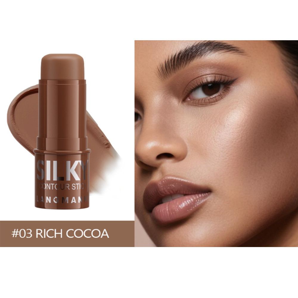 1pc long lasting matte bronzer face defining contour stick cream formula with buildable coverage suitable for powder foundation or for the contouring   line