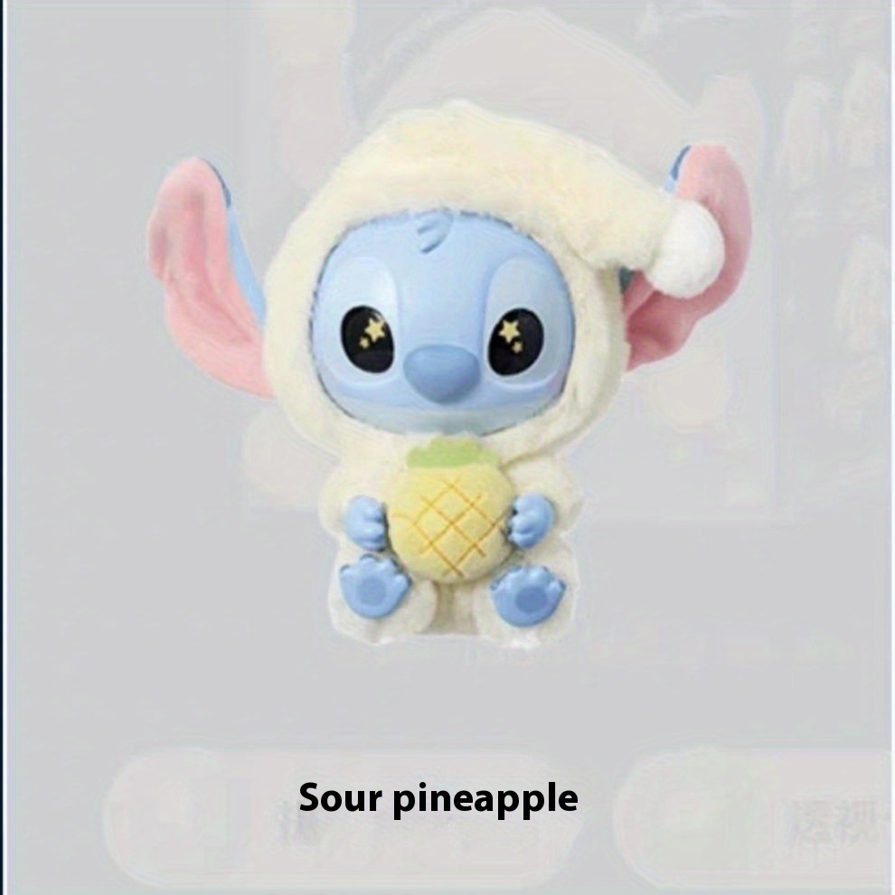 Stitch Vinyl Plush Doll Mystery Box - Surprise Character Expression & Accessory! Official Stitch Collectible, Pastel Colors (Blue, Pink, Yellow,) - Birthday, Christmas, Halloween Gifts for Kids & Fans - Anime Decoration, Best for Christmas