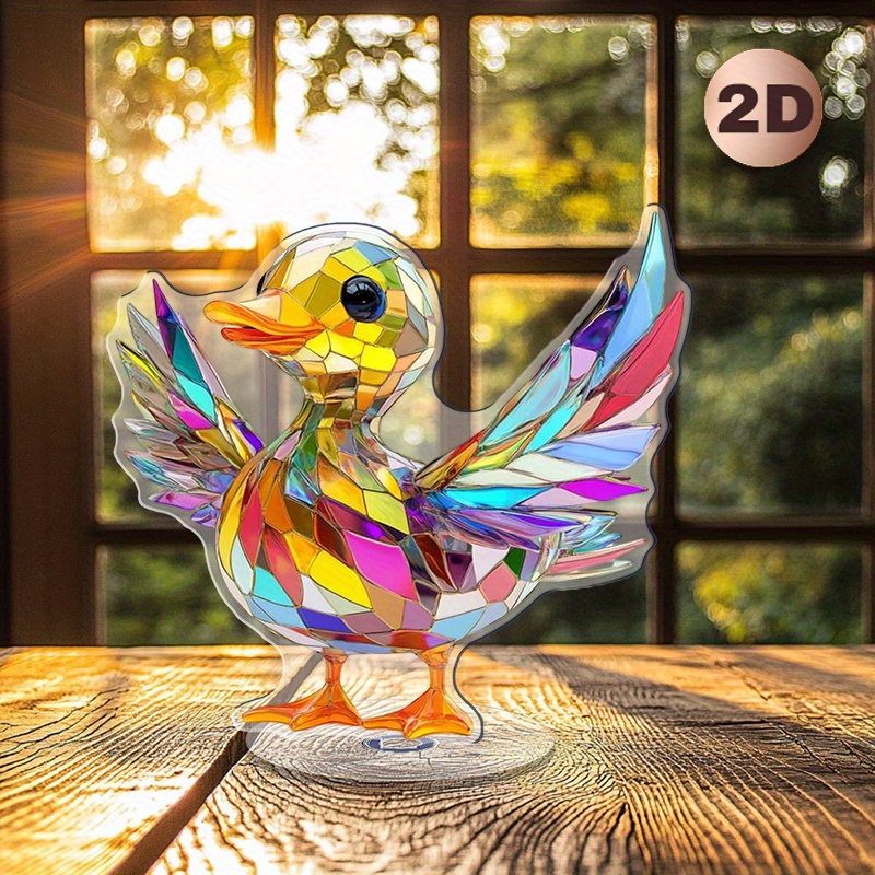 Amazon.com: DECRZPB Handmade Glass White Duck Figurine Blown