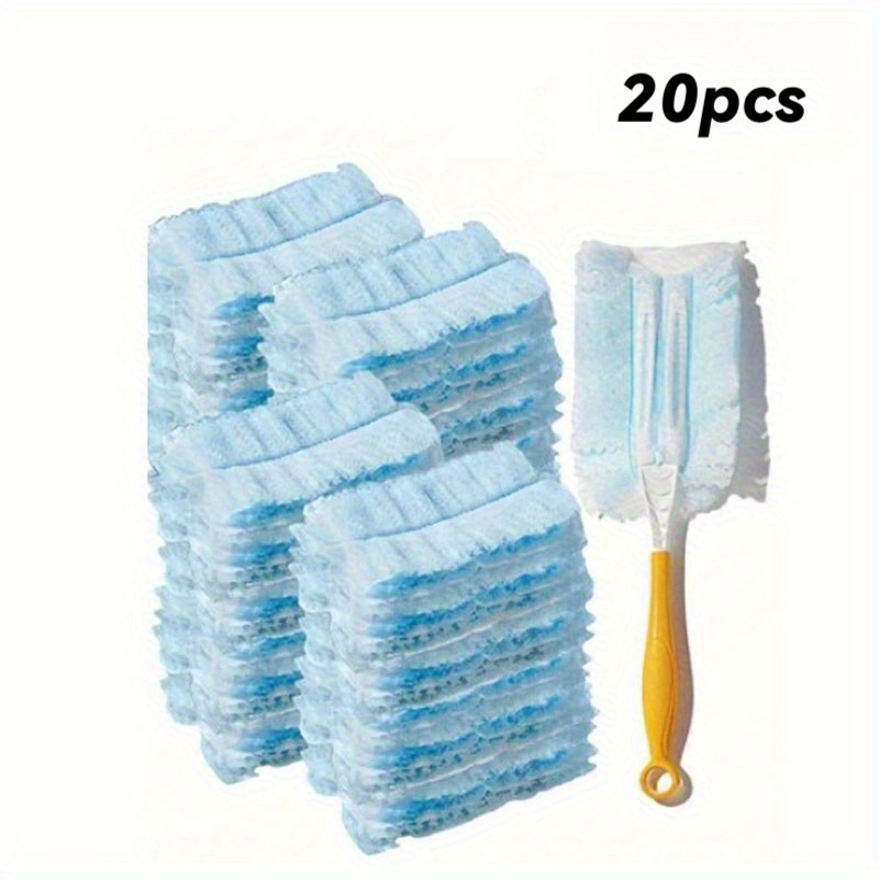 a set of 20 1 high density ultra fine microfiber replacement heads featuring electrostatic dust absorbing pads compatible with lightning dust magnets suitable for   single and repeated use