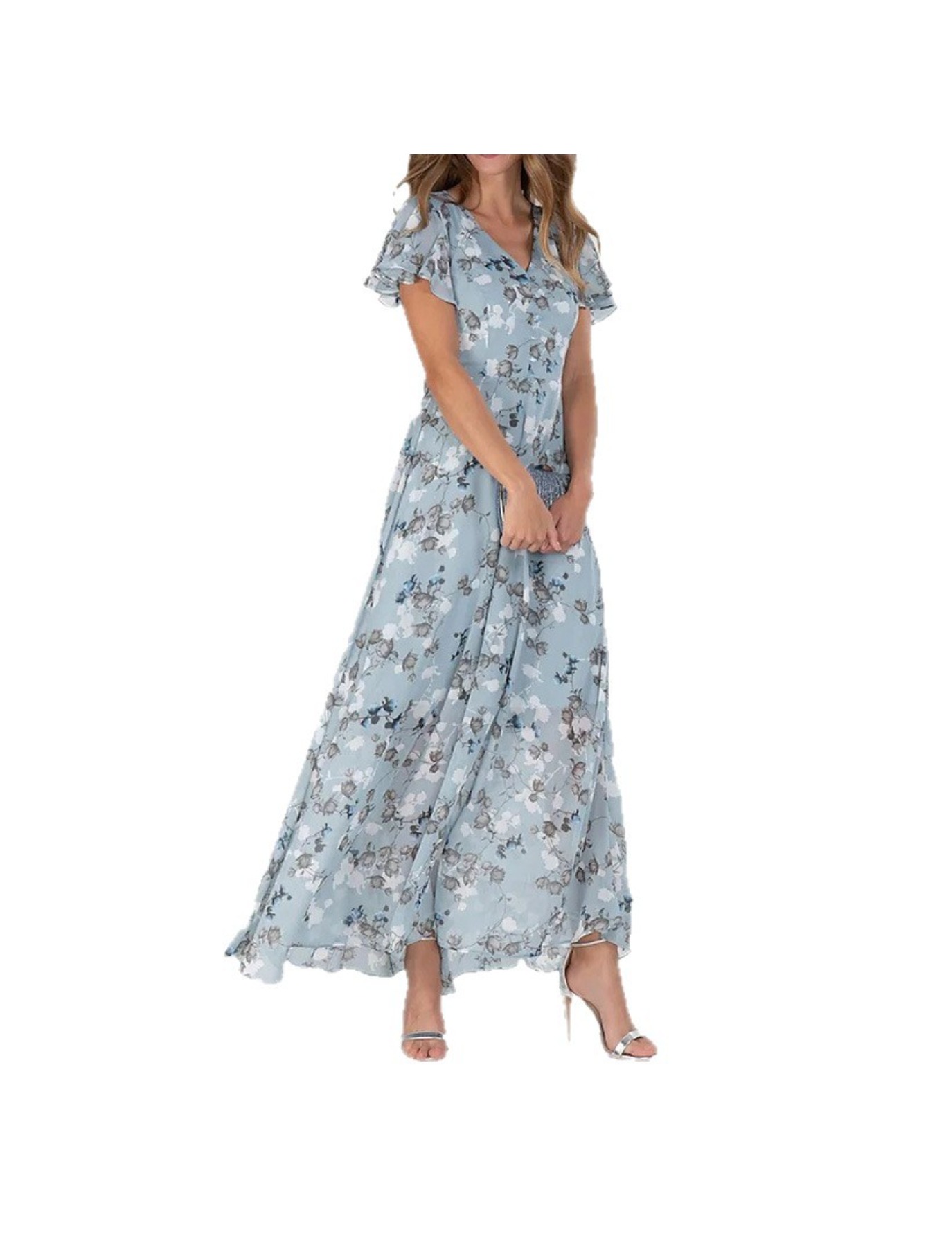 chiffon women dresses sold on Temu United States
