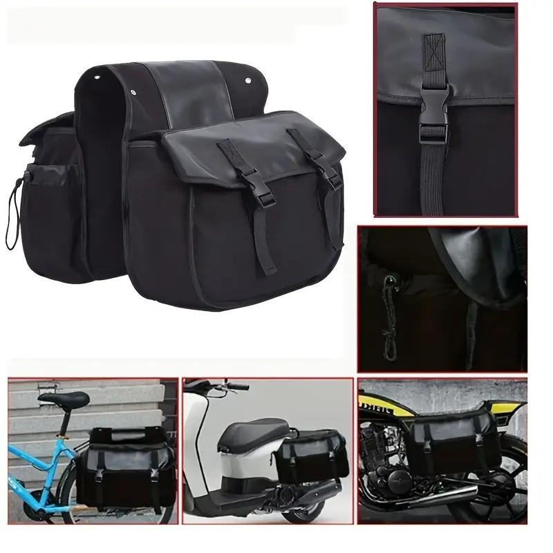TEMU 1pc Bicycle Back Seat Bag, Durable Mountain Bag Back Frame Bag, Bicycle , Machine Washable-ideal Gift For Men, Women, Husbands, , Fathers,