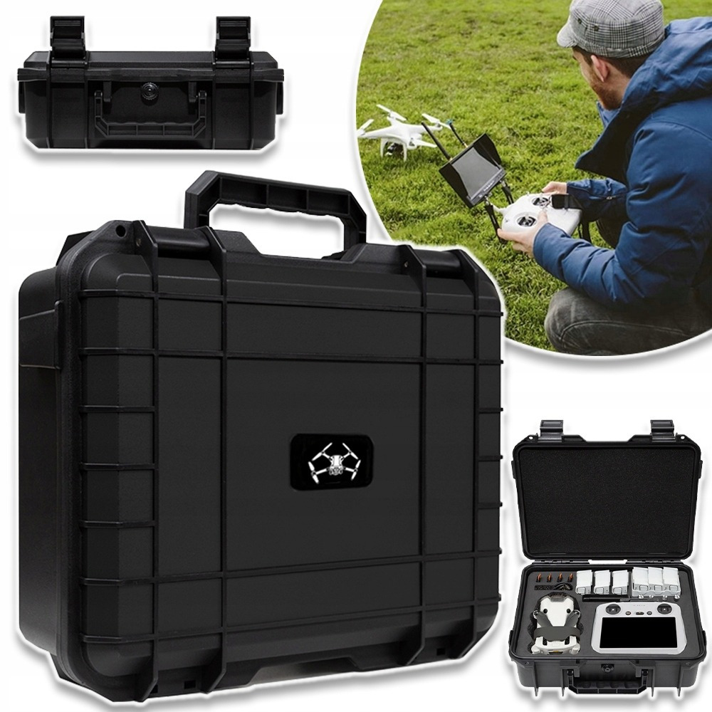 Protective Carrying Case For 3/4 And Mini 3/4 Pro, Featuring A Non-slip Handle For Easy Lifting And A Reinforced Lock