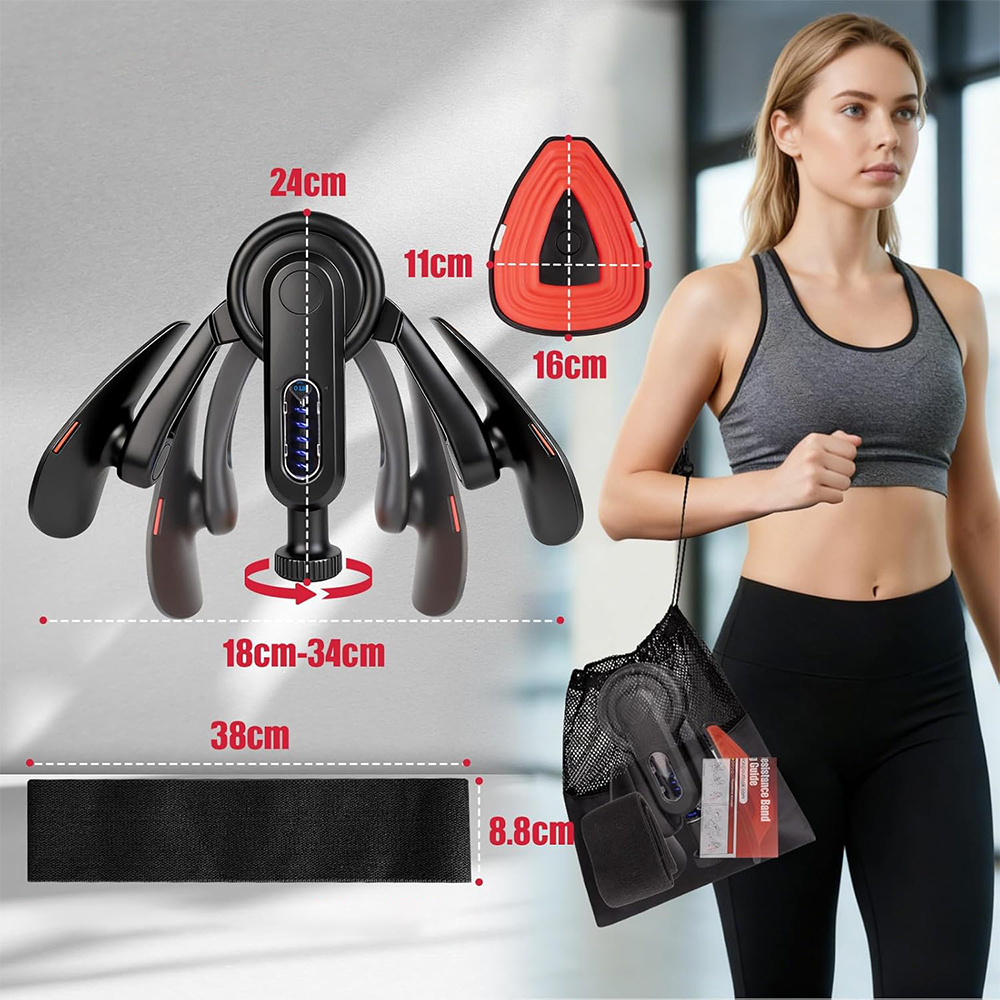 Image of Durable Thigh Trainer, 0-100 Lbs Leg Trainer For Home With Resistance Bands & Training Poster, Multifunctional Pelvic Floor Trainer For , Adductors & Abductors Training Device