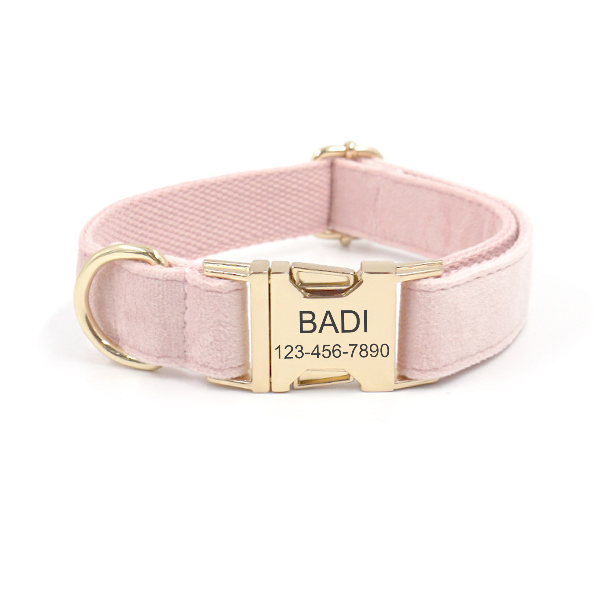 TEMU Dog Collar Personalized - With Personalized Id Tag, Customize And Owner Information, Comfortable And Smoothtactile Feel, Dog Collars For Medium
