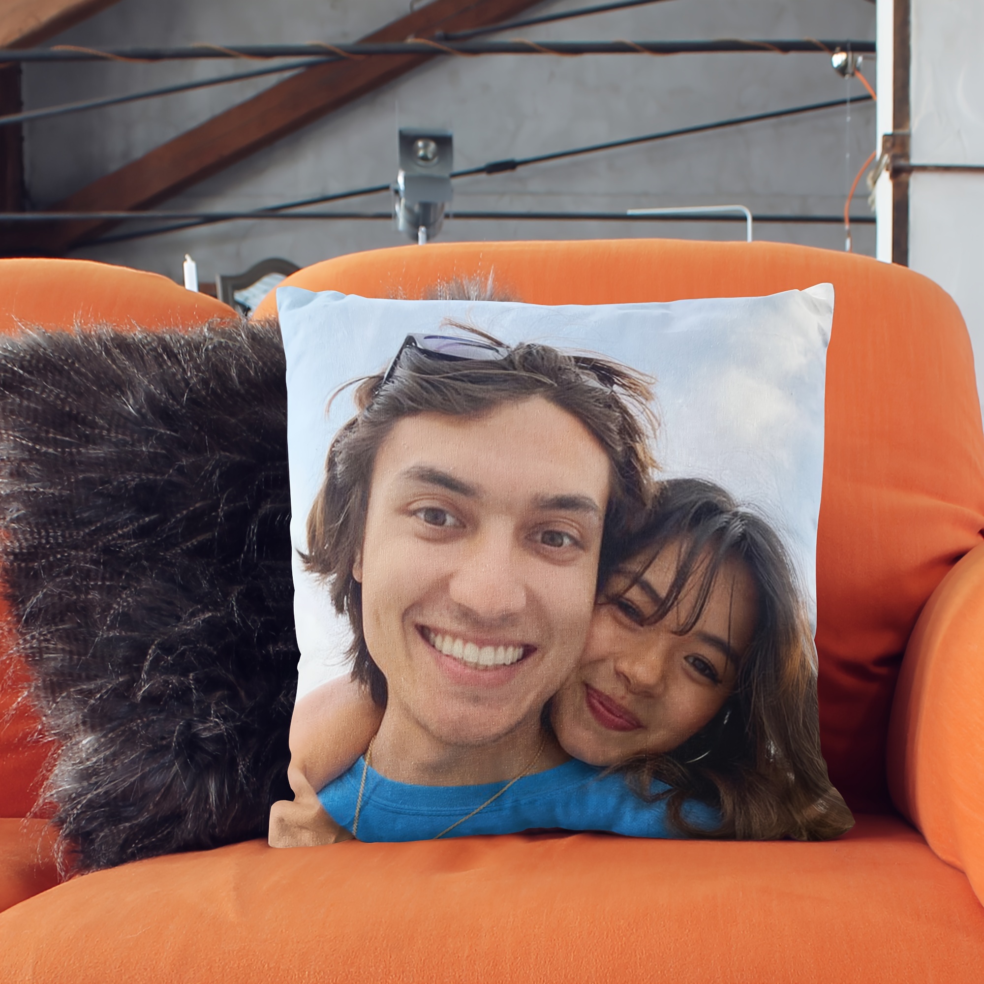 TEMU 1pc, Custom Photo Pillowcase - Personalize With Your Favorite Image, Suitable For Home And Office Decoration (pillow Insert Not Included)