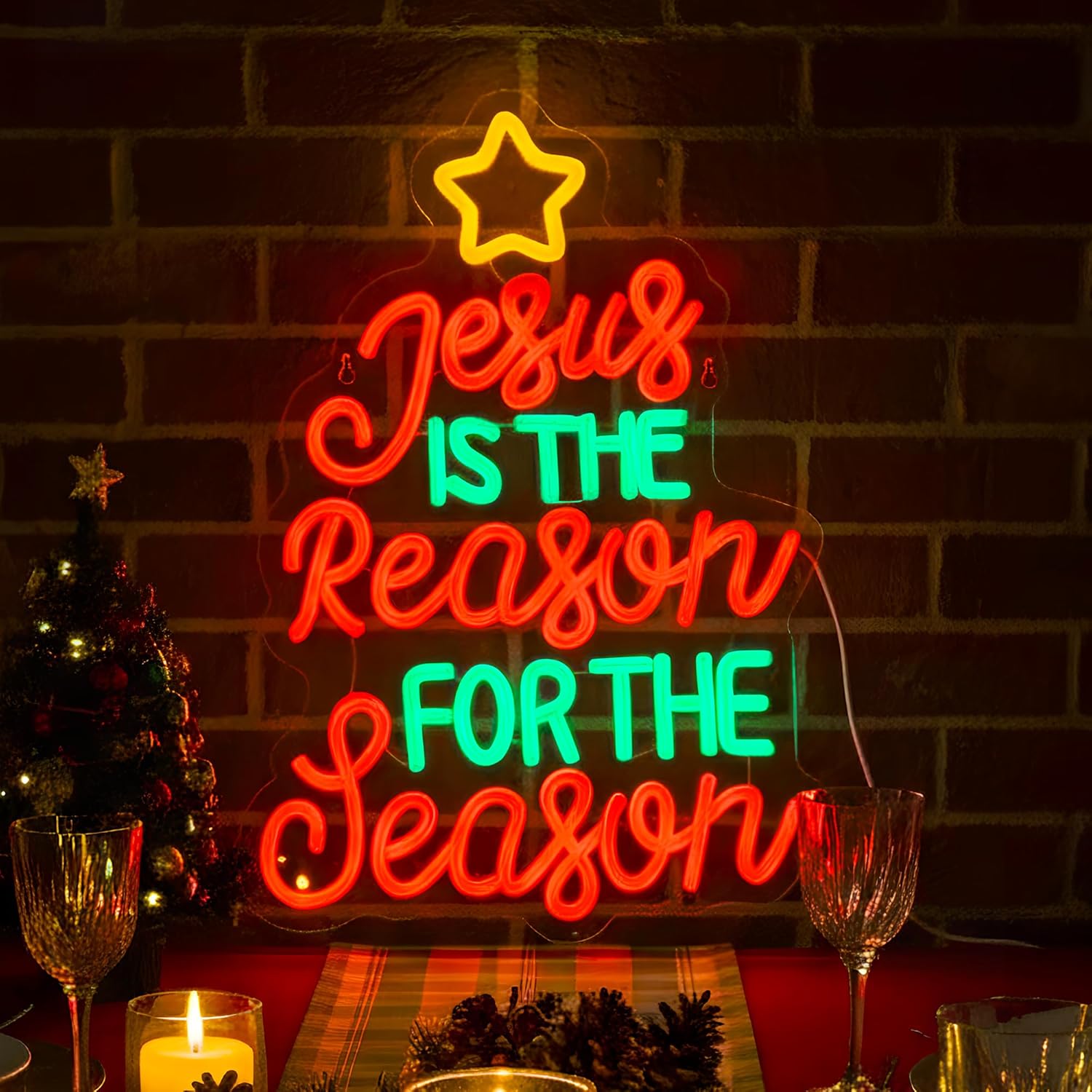 TEMU Is For This Season Christmas Led Neon Sign, Usb Powered Wall Light Decoration Suitable For Churches, Homes, Parties, Bars And Gifts