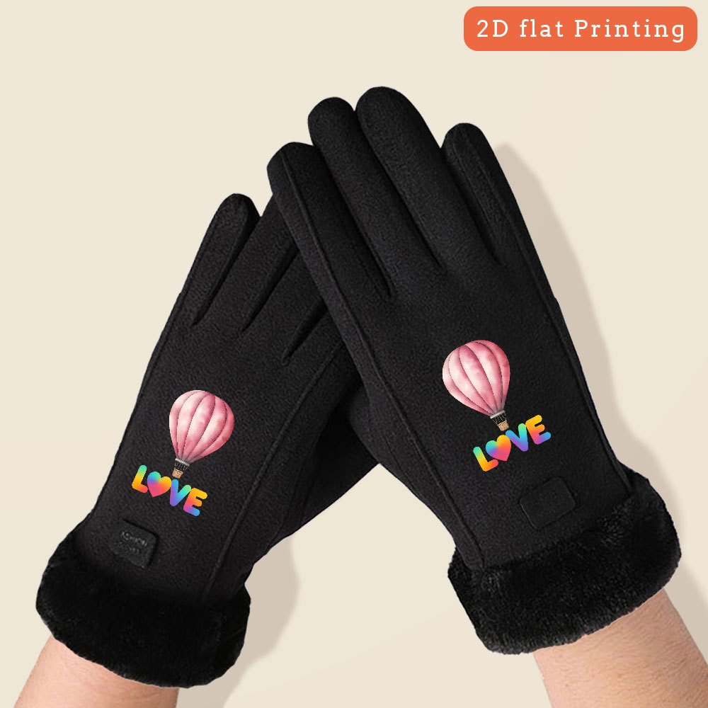 Wedding Thickened Warm Winter Gloves for Women