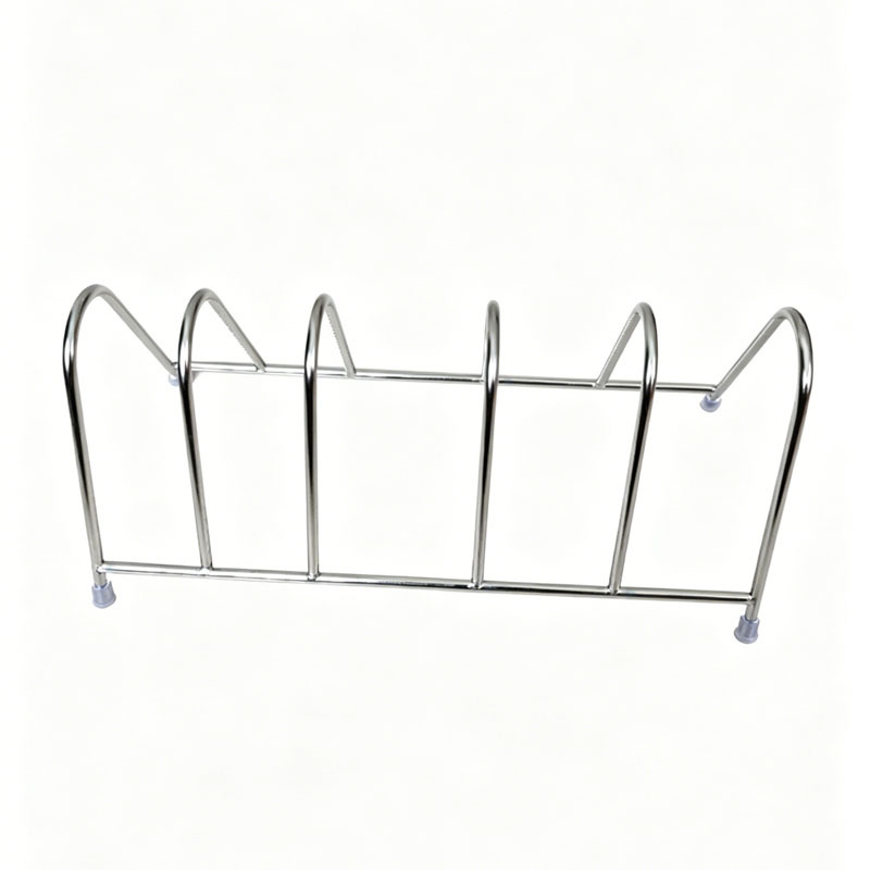 TEMU Stainless Steel Multifunctional Drain And Storage Rack, Countertop Storage For Cutting Boards And Lids, Ventilated Quick-dry Stable And Durable