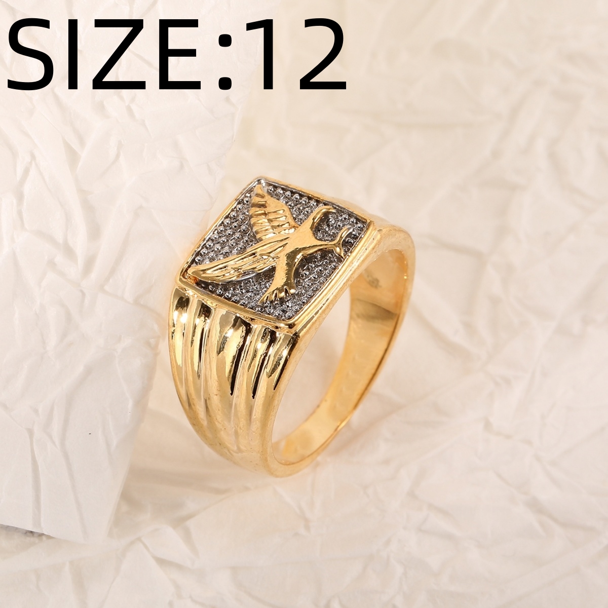 Exquisite Eagle-Shaped Personalized Fashion Ring, Unisex