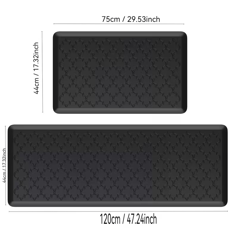 TEMU Kitchen Floor Mat 2pcs Set, Thick, Non-slip, And High Carpet And Mat.