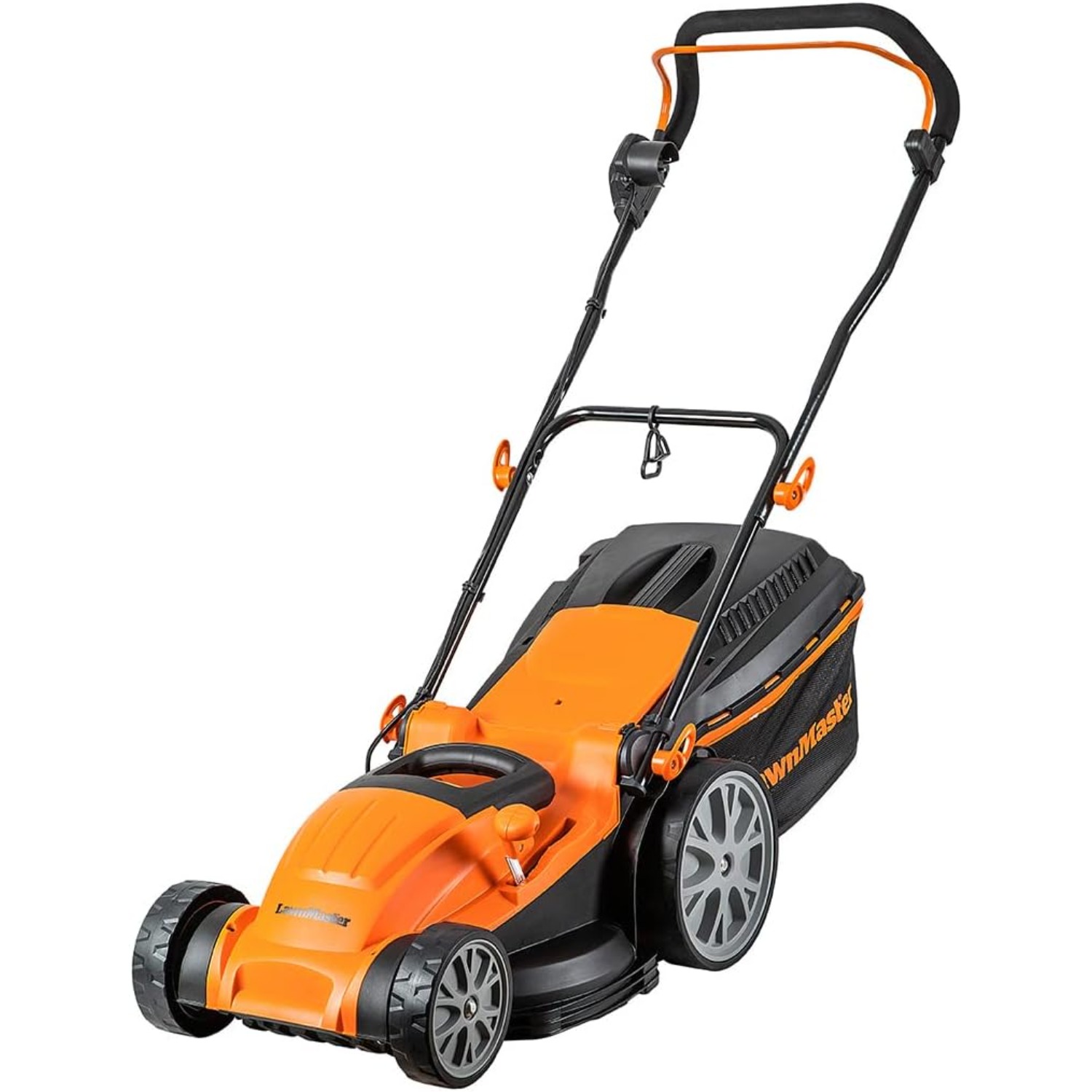 1800w Electric Lawn Mower With And Safety Brake - 40 Cm Cutting Width, 6-position Height Adjustment 20-, 37l Grass Collection Box - Blade Stops In 3 Seconds For User Safety