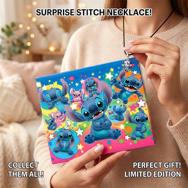 TEMU 24pcs Stitch Advent Calendar Box Set, 2026 Countdown Calendar Surprise Accessories, Halloween Christmas Valentine's Day Party Favor Gift, Decor