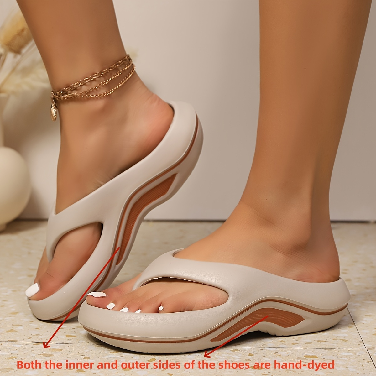 womens 3 in 1 slip on eva sandals lightweight breathable open toe slippers with thick cushioned sole non slip pvc material for indoor outdoor   season   for home beach garden black white pink strappy sandals indoor outdoor footwear minimalist slipon durable rubber sole Product details 3