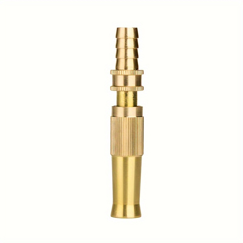 TEMU 1pc, Direct-insert Spray Gun, Hose Nozzle - Universal Connector For Hoses, Adjustable Valve, Multifunctional Watering System, Suitable For Car