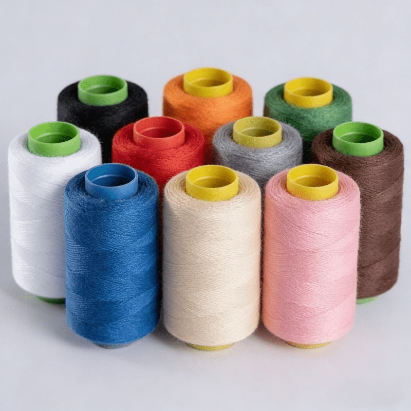 8pcs Heavy Duty Polyester Sewing Thread Mini Spools, High Tensile Stitching Thread For Daily Sewing & Craft Projects, Portable Clothing Fix Supplies