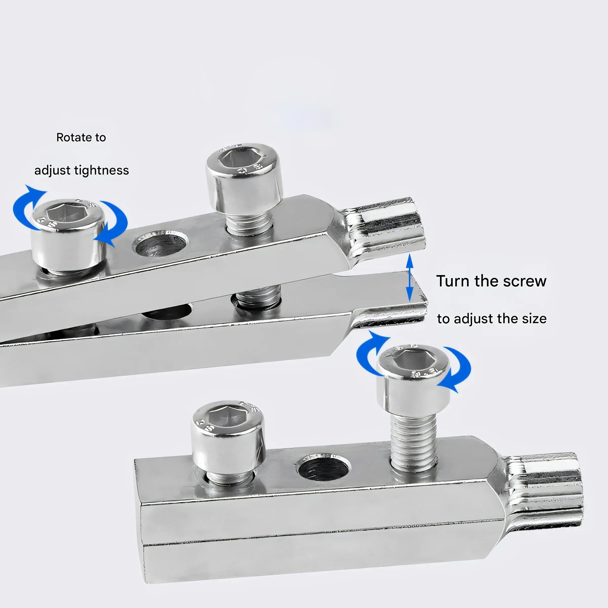 Juego de 2 piezas de herramientas de desmontaje ajustables para romper tuberías de metal de 2.5*0.51 pulgadas, herramienta universal para cortar y quitar cables rápidamente de grifos, extractor de tuercas universal de 1/2