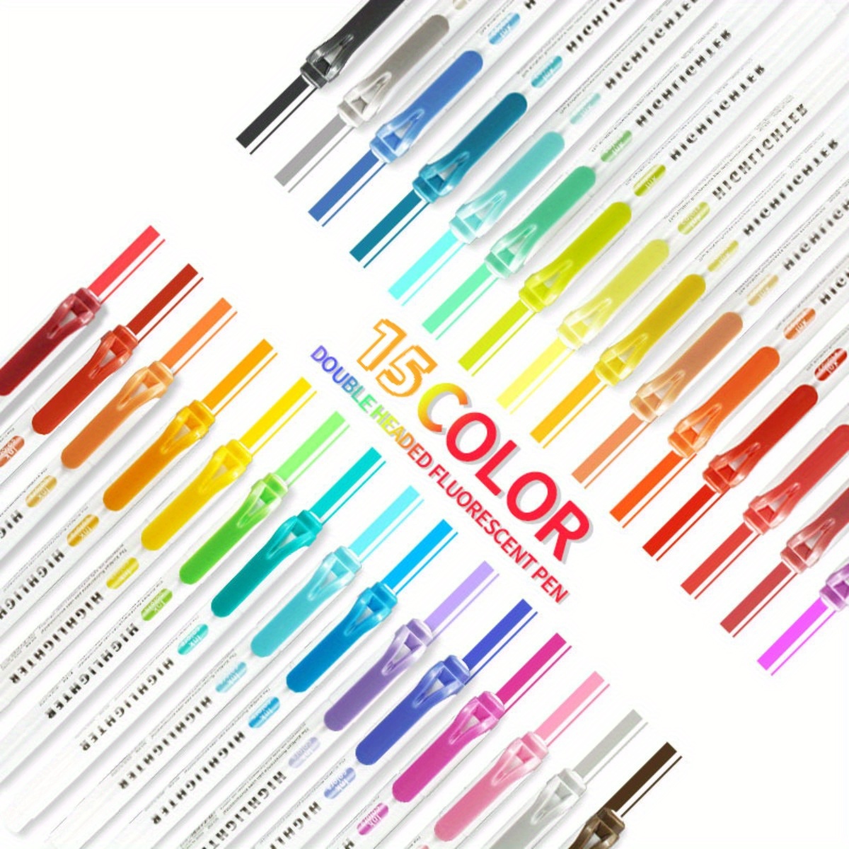 

15- Set, Double-ended Markers With & , Assorted Warm Colors, For School, Office, And Journaling Supplies, Art Crafts & Sewing Accessories