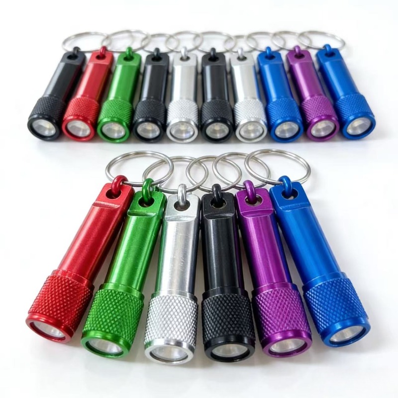 30-Pack Mini Flashlight Keychains – Small LED Lights With Batteries For Camping, Hiking, Party Favors, And Night Reading