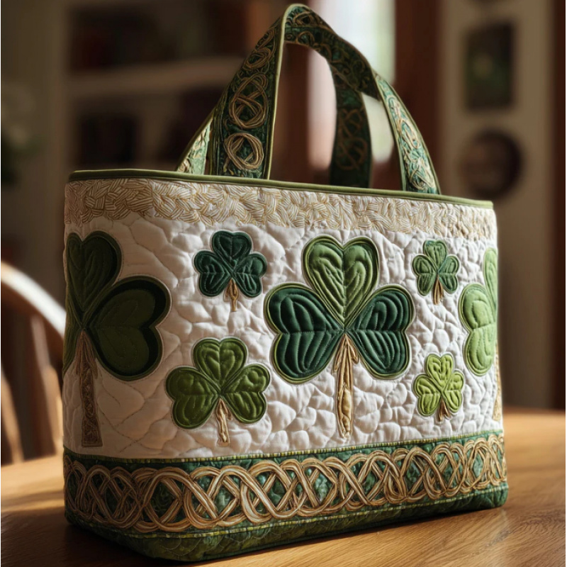 TEMU Easy Monochromatic Animal-patterned Quilted Tote Bag, Unisex, Suitable For The Beach, Shopping, And Commuting