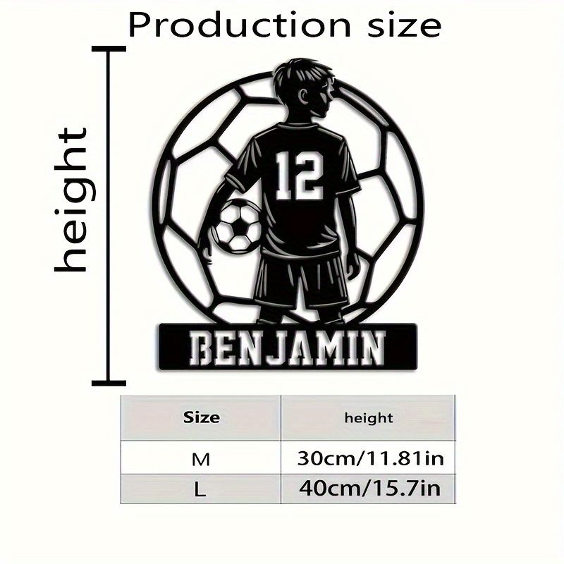 TEMU Wall Sculptures 1pc Custom Metal Signboard, Scene Team Hanging Decoration, Room Decoration, For Room Decoration, Living Room Wall Decoration,