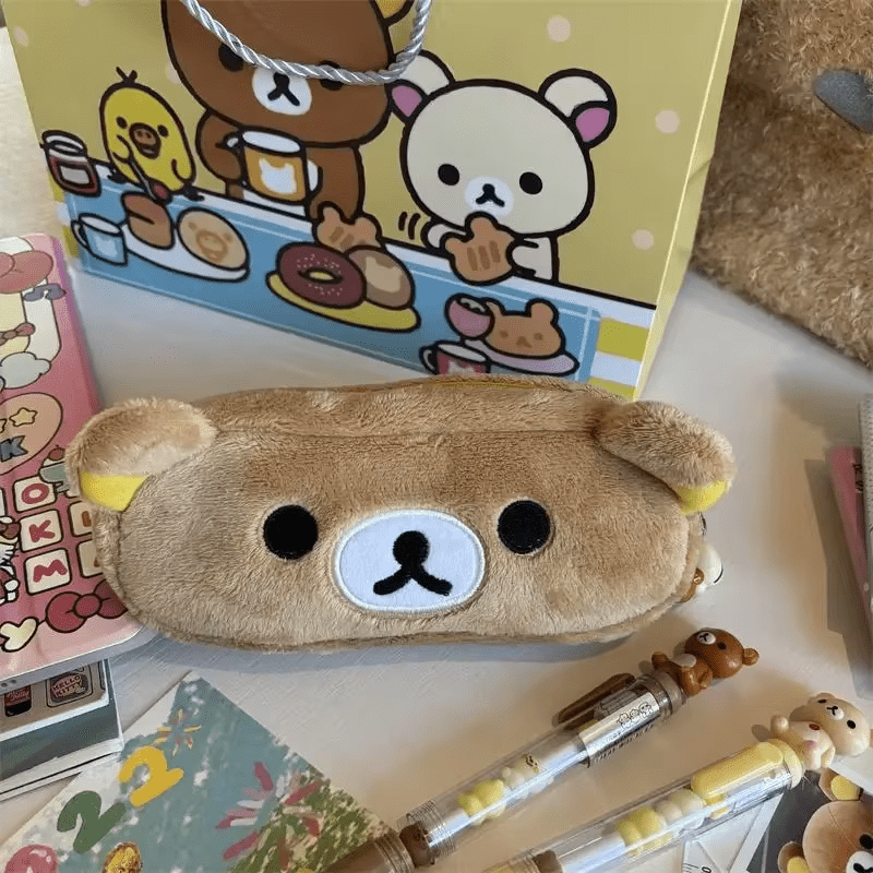 CORAL &TUSK ポーチ（Bear Pencil） CORAL&TUSK [Bear Pencil Pouch] クマモチーフ 両面刺繍 ポーチ