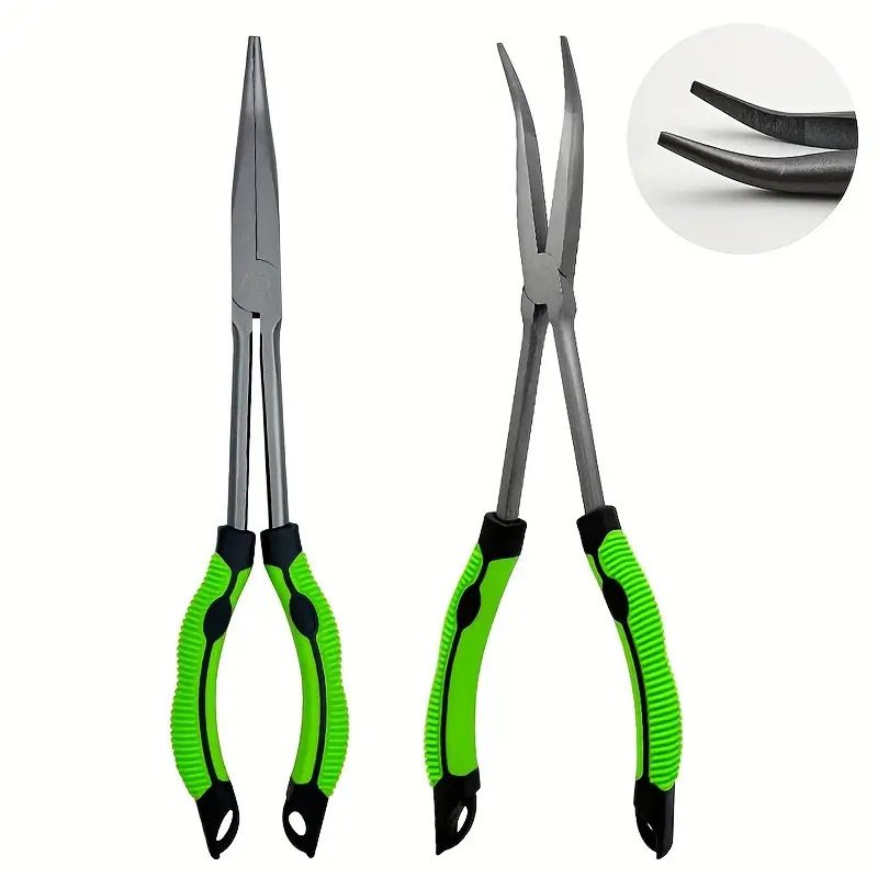 TEMU Professional Fishing Hook Remover Pliers With Sharp & Ergonomic Non-slip Handle - Heavy-duty Suitable For, Ideal Gift For Fathers, Grandfathers (christmas, Father's Day)