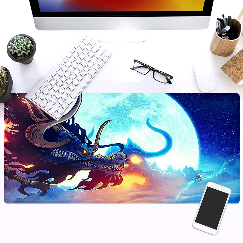 

Extra-large Anime Pirate Boy Mouse Pad - Non-slip, Comfortable Desk Mat For Gaming & Office, 35x16 Inch With Ergonomic Stitching