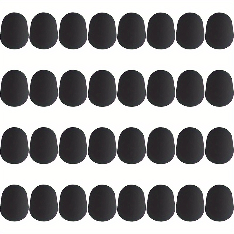 TEMU 32pcs Mouthpiece Cushion 0.8mm Saxophone And Clarinet Mouthpiece Patches Pads Accessories For Beginners Musicians, Black
