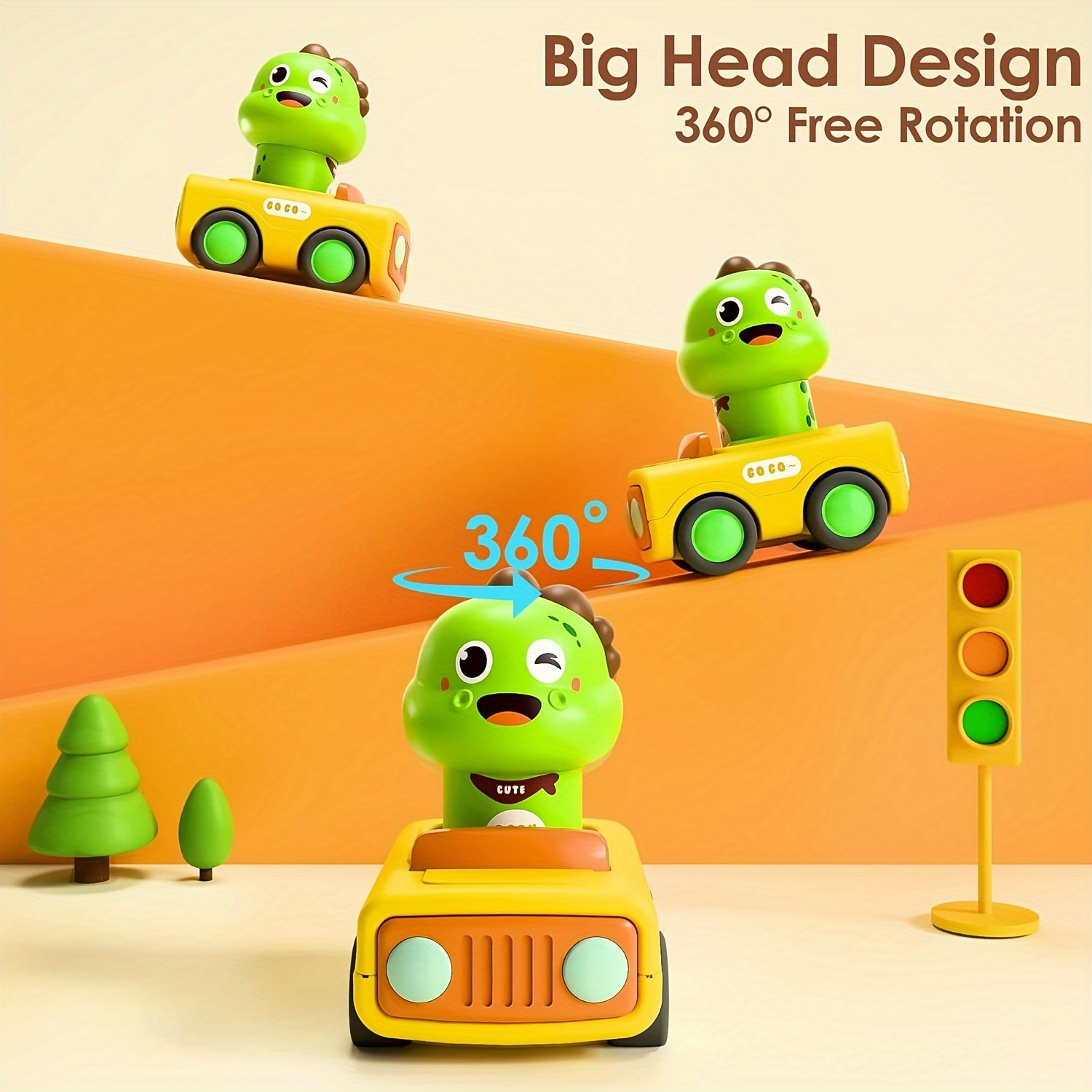 Animal Car-Shaped Interactive Competition Toy