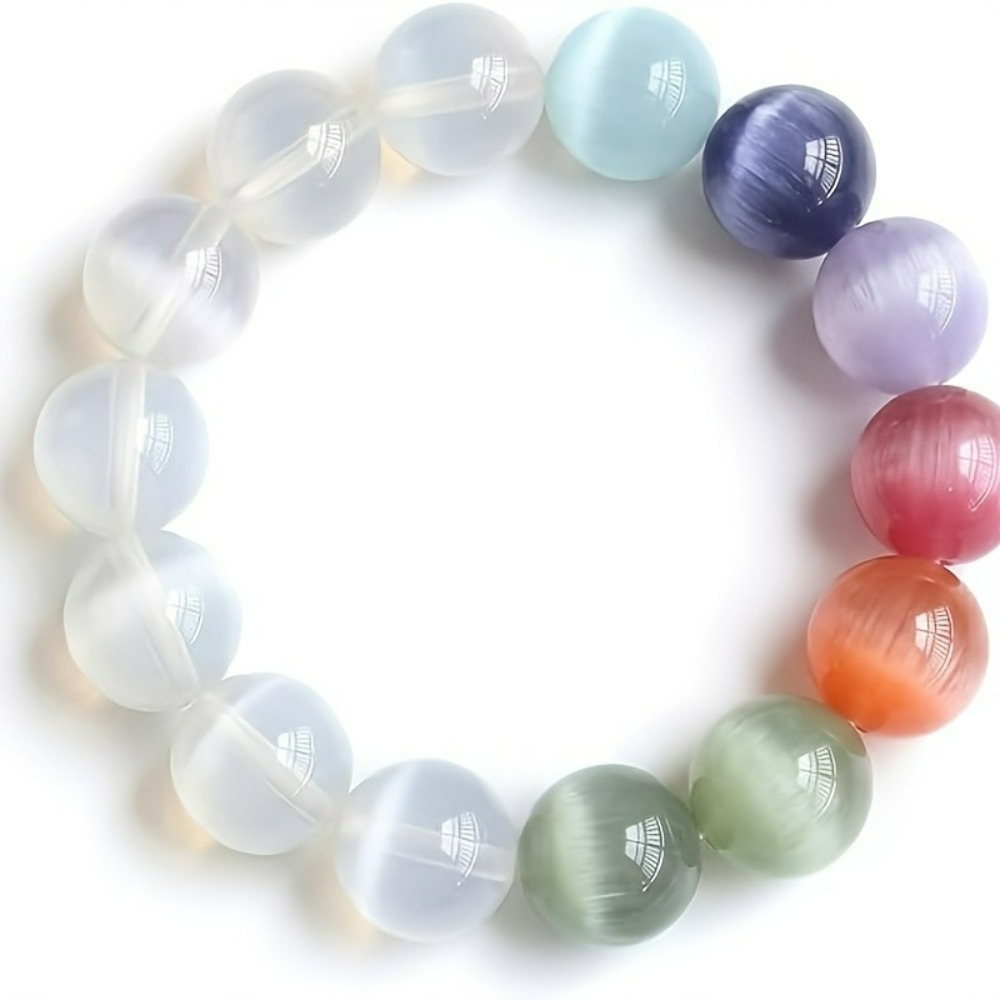 2pcs Color-Changing Bracelet Set with Random Color Postcard