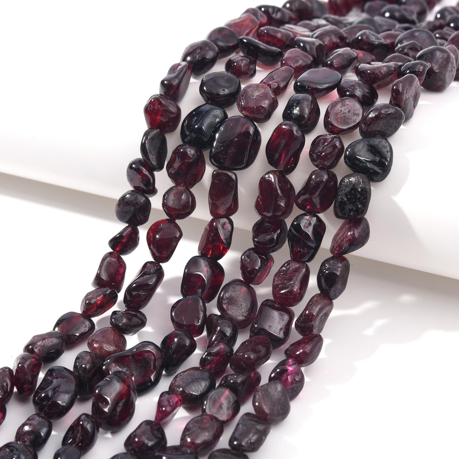 

6mm(0.236")-8mm(0.315") Irregular Natural Stone Loose Round Beads For Jewelry Making Diy Bracelets Accessories 15