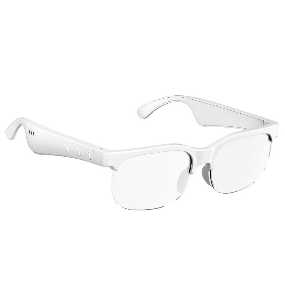 2-In-1 Wireless Audio Glasses with Wireless, USB-C Charging, Stereo Sound, Compatible with Smartphone, Tablet, PC, Laptop - Lightweight Glasses for Gaming, Music, Video Calls - Compatible with Wireless Devices, Multimedia Audio