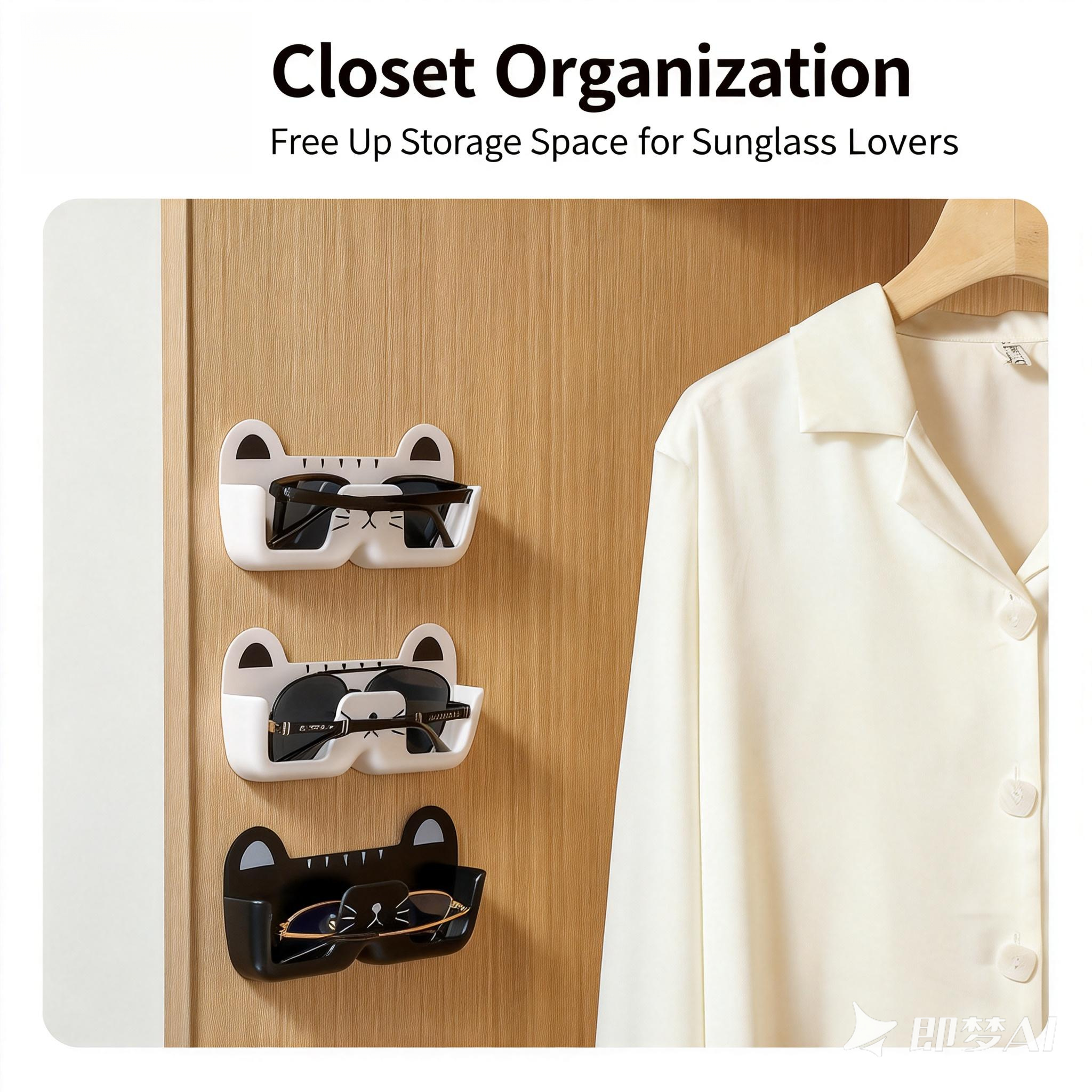 portable glasses storage box for cats wall mounted without drilling suitable for organizing reading glasses and glasses at home or   Product details 1