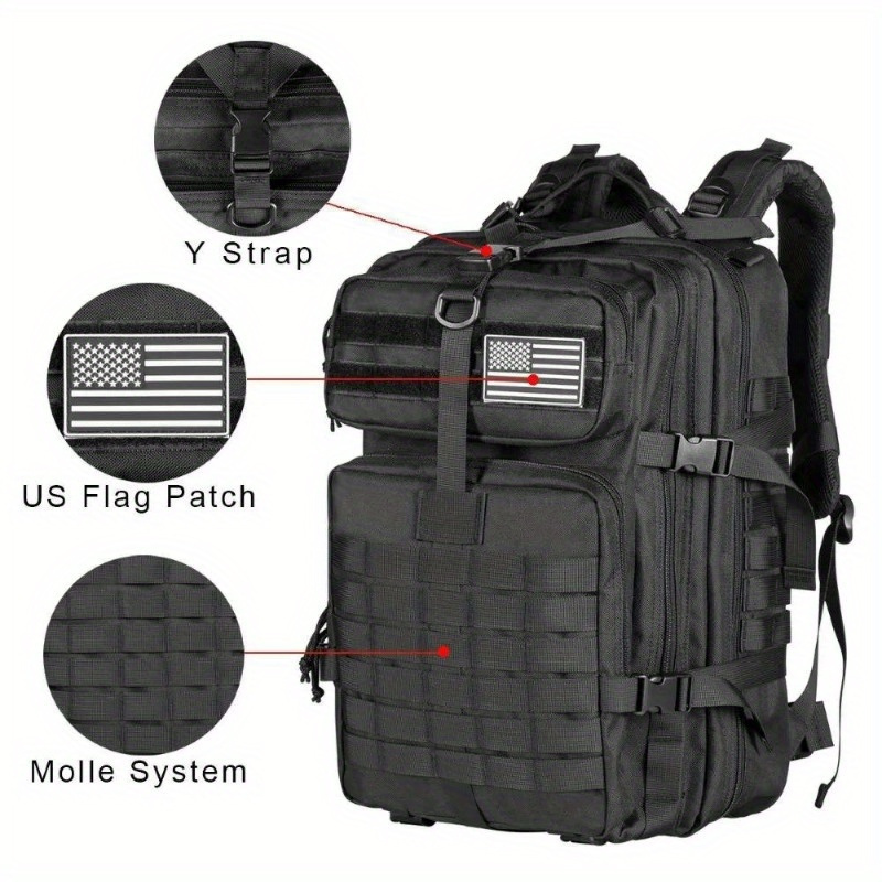 50L/30L Tactical Backpack for Camping & Trekking