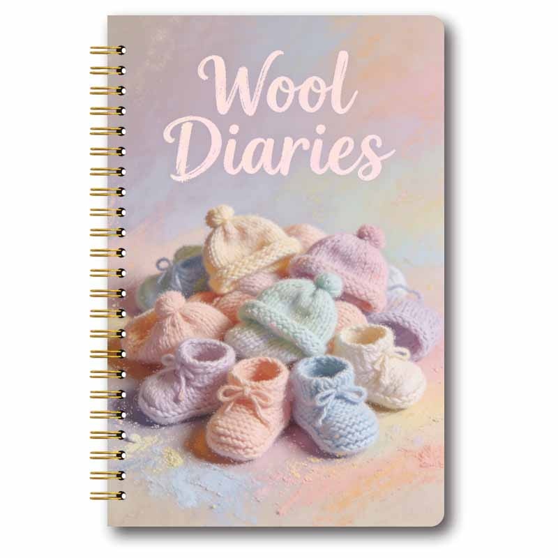 TEMU 1pc Knitwear Spiral Notebook With Lined Pages, Measuring 5.5x8.3 Inches, Adorable Knitting Projects And An Excellent Gift For Handmade Craft