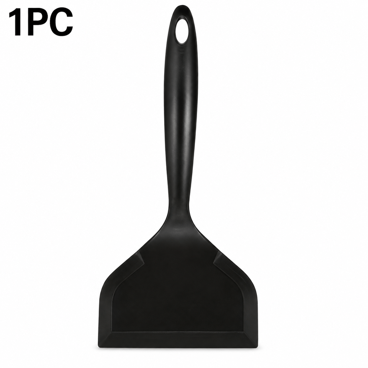 TEMU 1pc Silicone Spatula - Wide Blade Design, Maker, And Durable Kitchen Tool, Suitable For Cooking Omelets, Rolls, Etc. | Essential For A Modern